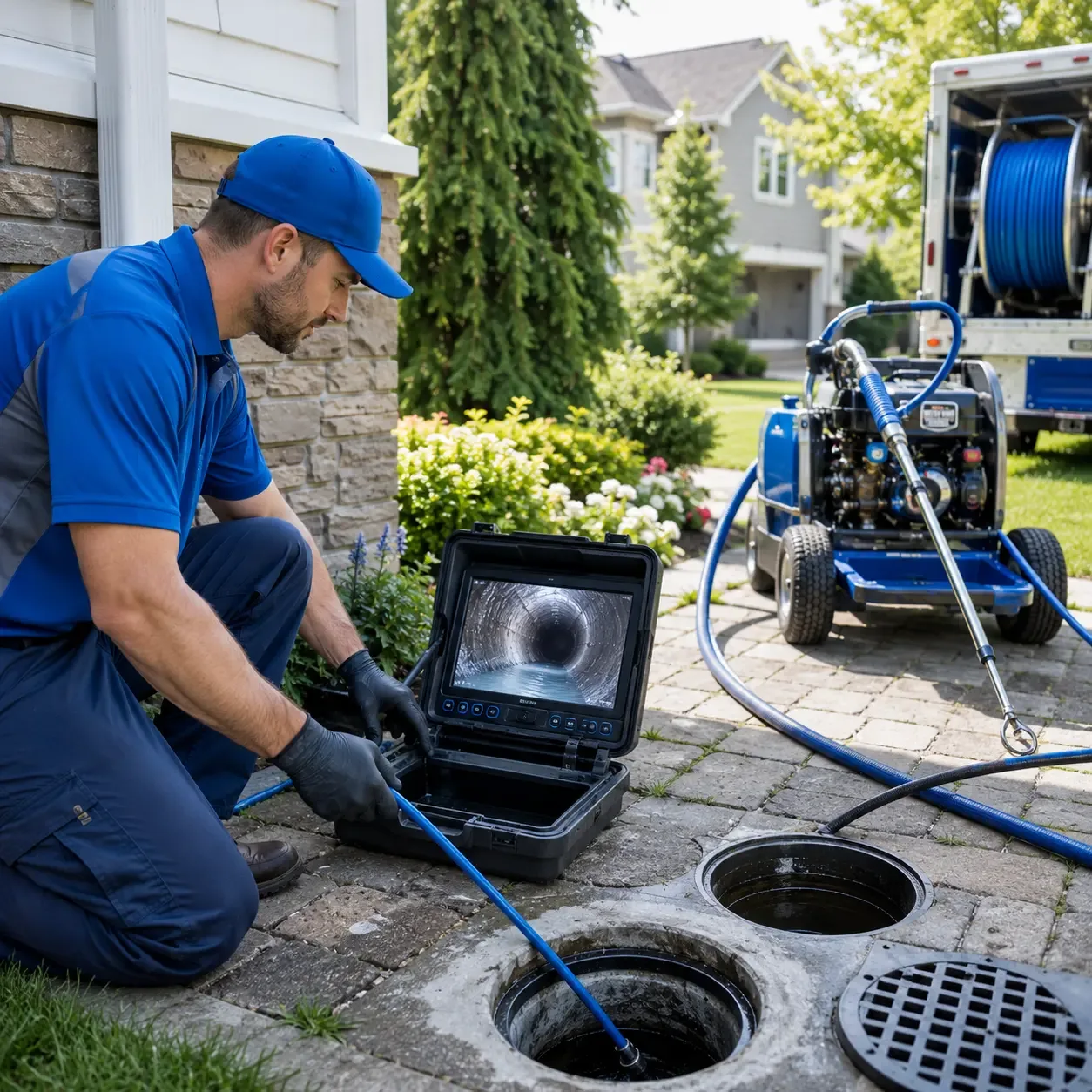Outdoor drain cleaning professionals serving Perkasie, PA